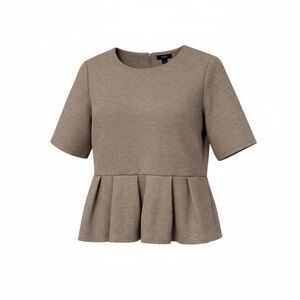 Simply Vera Vera Wang Gray Peplum Top